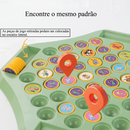 Jogo de Memória Infantil com Tabuleiro e 54 Cartas - Jogo Educativo de Raciocínio Lógico para 2 a 4 Jogadores