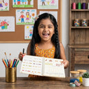 Kit 4 Cadernos Mágicos Caligrafia Infantil Reutilizável + Canetas Mágicas