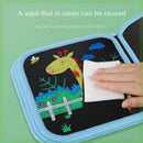 6 Pages Coloring Books Erasable Writing Board Children Portable Drawing Book Magic Blackboard  Multi-functional Drawing Board