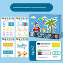 Magical Tracing Workbook Set, Reusable Magic Practice Copybook for Kids with Drawing Pens&Eraser,Fun Learning Books Handwriting