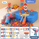 Brinquedo Educativo de Montar com Furadeira de Dinossauro - 211-351 Peças
