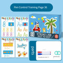Magical Tracing Workbook Set, Reusable Magic Practice Copybook for Kids with Drawing Pens&Eraser,Fun Learning Books Handwriting