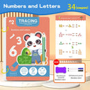 Kit Caderno de Caligrafia Mágico Reutilizável Infantil