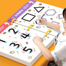 Kit Caderno de Caligrafia Mágico Reutilizável Infantil
