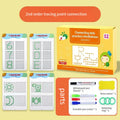 Magical Tracing Workbook Set, Reusable Magic Practice Copybook for Kids with Drawing Pens&Eraser,Fun Learning Books Handwriting