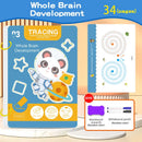 Kit Caderno de Caligrafia Mágico Reutilizável Infantil