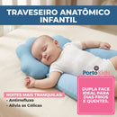Travesseiro Anatômico Infantil Dupla Face Antirrefluxo e Alivia as Cólicas
